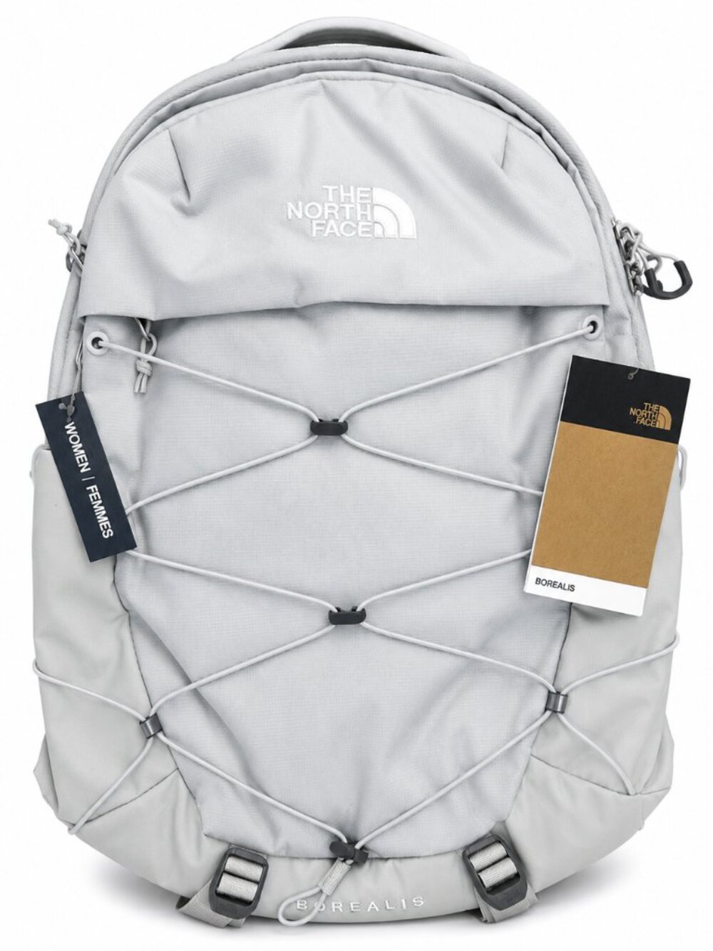 The North Face Women's Borealis Tin Grey Dark Heather Travel Backpack (MSRP $99)